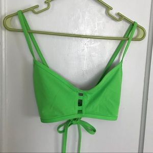 Lime Jolyn swimwear bikini top